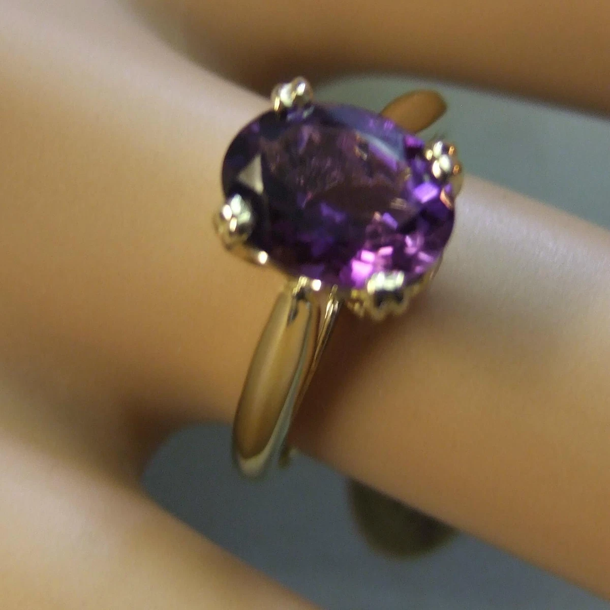 Second hand amethyst rings deals
