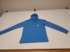 Vineyard Vines Mens Small Blue Whale Logo Hoodie Long Sleeve Pocket Tee
