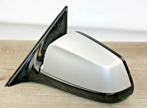 09-15 BMW F01 F02 750LI 750I 740I LEFT DRIVER SIDE MIRROR WITH BLINDSPOT WHITE