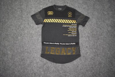 Champions Unltd Shirt Small Black Gold Legacy Put Your Vision To Reality Mens