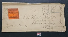 L/S US 1870 American Express Company AMEX-L367 Label on Money Pkg Cover Lot AM4