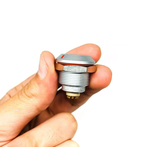 LEMO EGG.2K.308 Receptacle Circular Push Pull Connector, 8 Position, Panel Mount - Picture 5 of 12