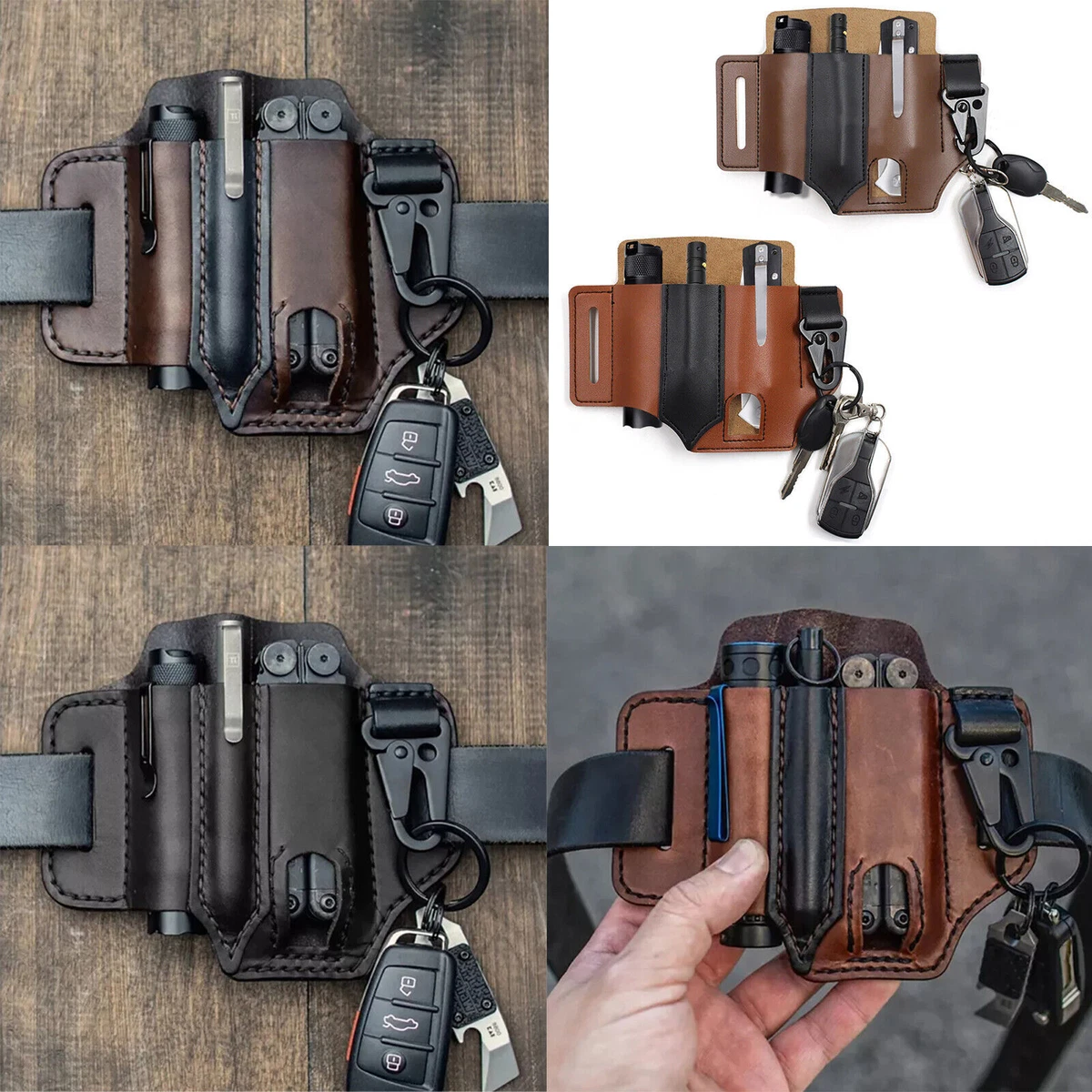 Leather edc hotsell bag