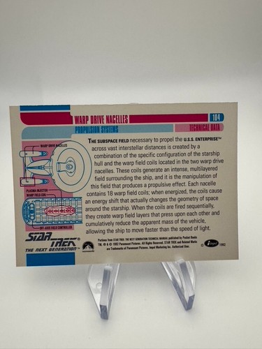 Star Trek The Next Generation Trading Cards Singles Impel 1992 NEW YOU PICK CARD - Picture 212 of 242