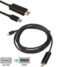 Mini Display Port DP To HDMI Cable For Apple iMAC Macbook Air Pro 6FT Black US