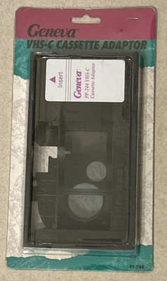 Geneva Automatic VHS-C Cassette Adapter PF-744 Tape VCR Playback