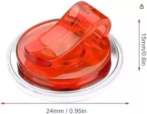 Golf Ball Marker Round Cap Clip Mark with Level Function, Golf Ball Marker New - Bild 7 von 14
