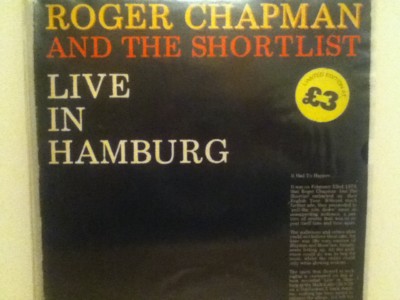 ROGER  CHAPMAN              LP      LIVE  IN   HAMBURG   