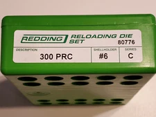 80776 REDDING 2-DIE FULL LENGTH DIE SET - 300 PRC - NEW - FREE USA SHIP!!
