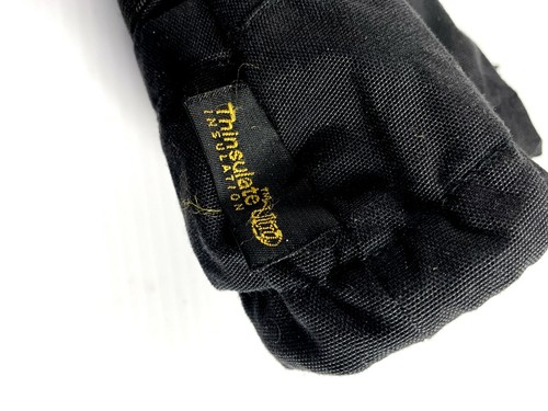 Thinsulate Snow Board Wear Gloves Youth Small Black Palm Patch Catch A Ride - Picture 3 of 6