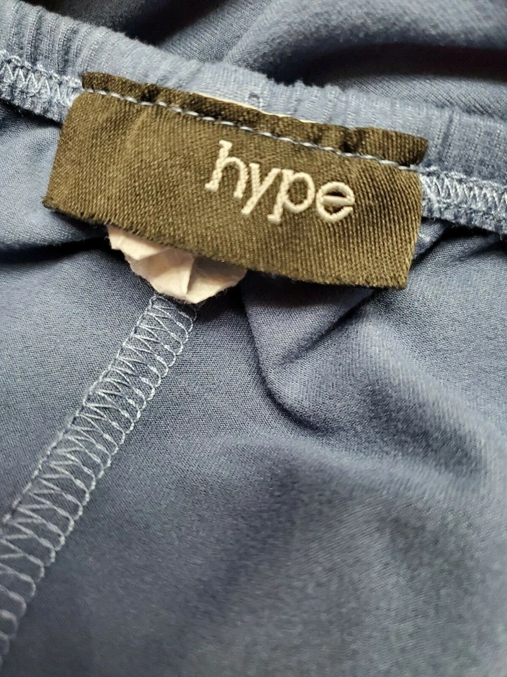 Camisa blusa Hype para mujer talla M azul mediana Foto 2 de 4