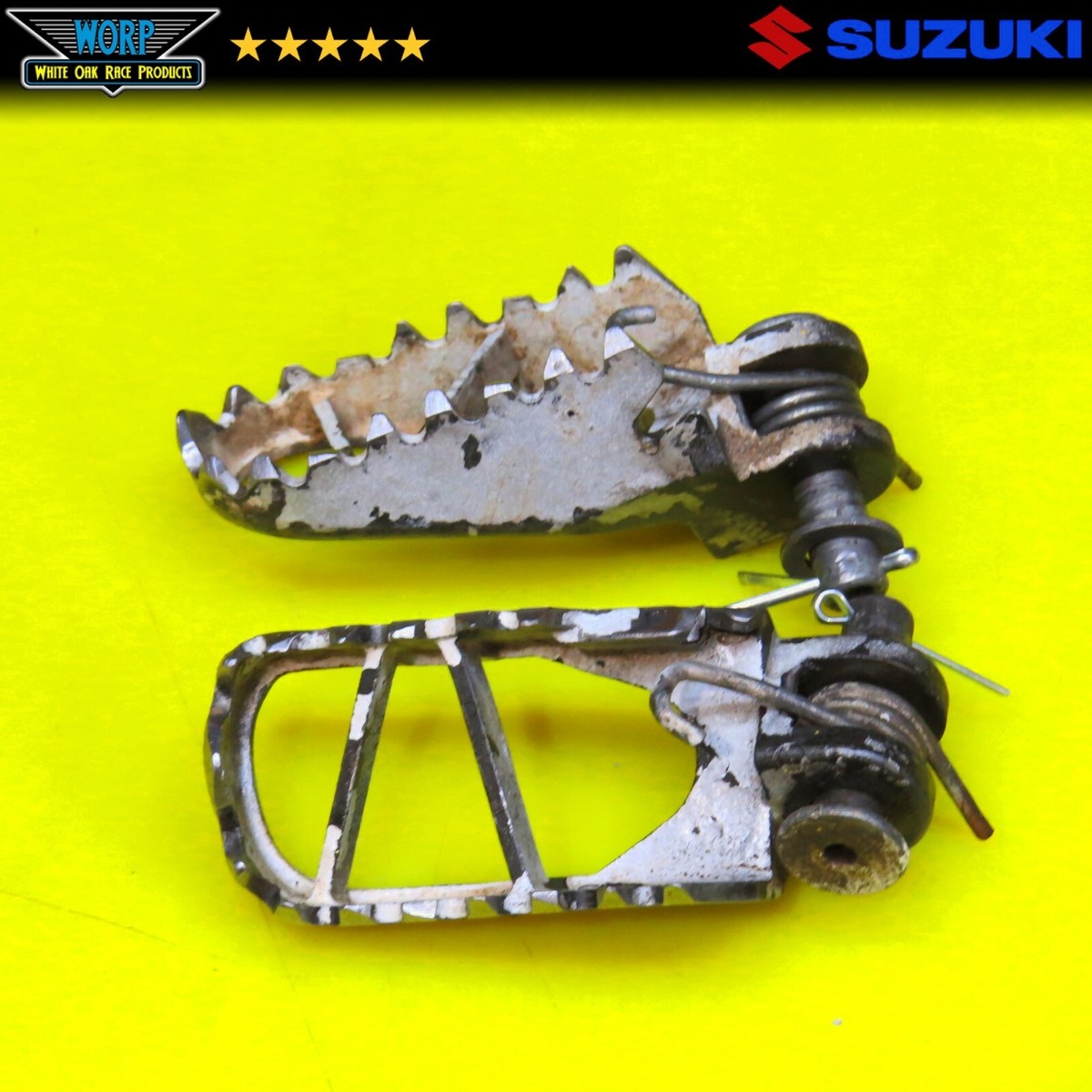2001 SUZUKI DRZ400 FOOTPEGS FOOT PEGS STANDS RESTS LEFT