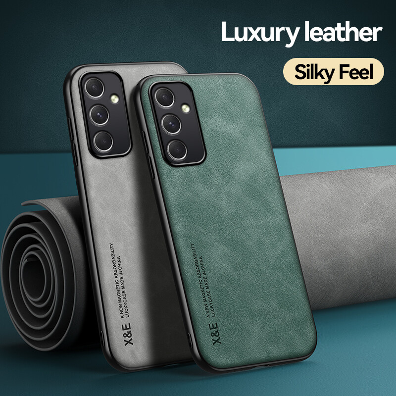 Luxury Retro Leather Magnetic Case for Samsung Galaxy A55  
