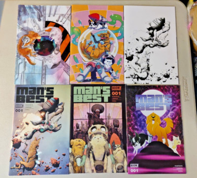 COMICS BOOM STUDIOS MAN'S BEST: 2024 BOOM STUDIOS #001 - SET OF 6 COMICS