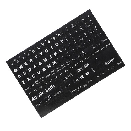 3 Sheets Tastaturaufkleber Universelles Englisch Schlüsseletikett - Bild 4 von 12