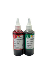 2x100ml Red Green refill ink kit for Canon Epson HP CISS Refillable Cartridges