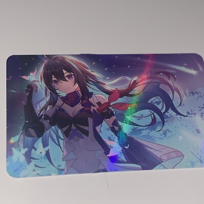 Seele Star Rail Group Honkai Impact Goddess Story Anime Waifu Girl Card Foil