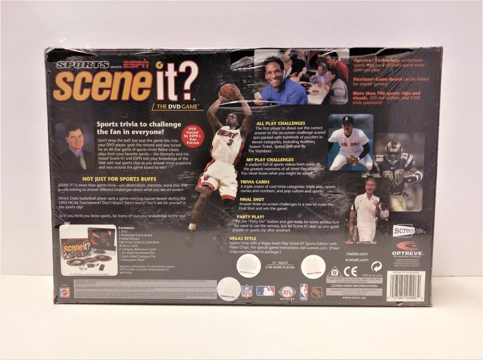 Scene It? ESPN Sports Edition Trivia Game DVD Board Game - Image 2 of 2