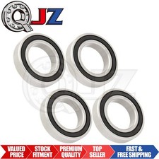  Qty.4 6008-2RS Radial/Deep Groove Ball Bearing 40mm Bore x 68mm OD x 15mm W 