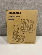 Panasonic KX-TGD864W Cordless Phone System Answering Machine Link2Cell Bluetooth