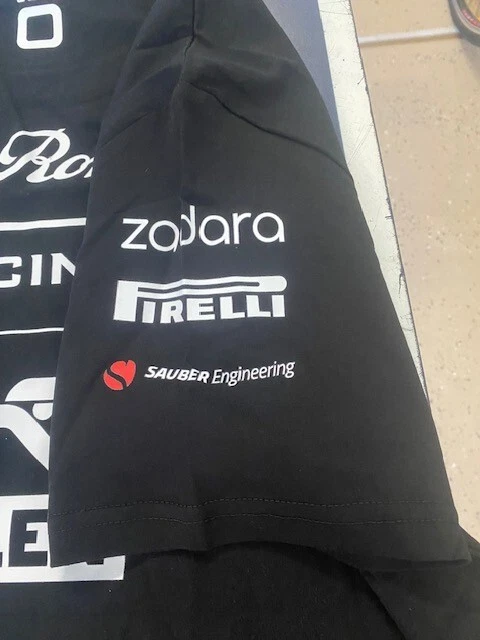 Alfa Romeo Racing F1 Essential T-Shirt Black Women size, M , L or XL - Image 3 of 4