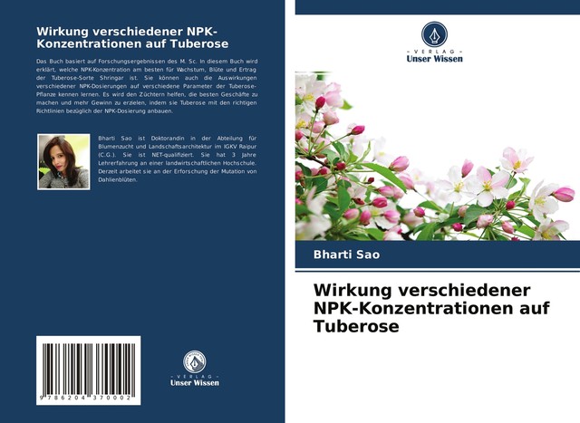 Wirkung Verschiedener Npk-konzentrationen Auf Tuberose | Buch |