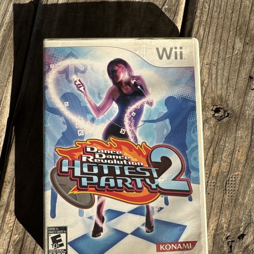 Dance Dance Revolution Hottest Party 2 Nintendo Wii GAME ONLY (NO MAT
