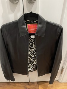 black leather jacket target