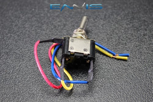 METAL TOGGLE SWITCH ON OFF BLUE LED 12V 20 AMP 3 PIN IS-EC-MT1220BLU - Picture 3 of 4