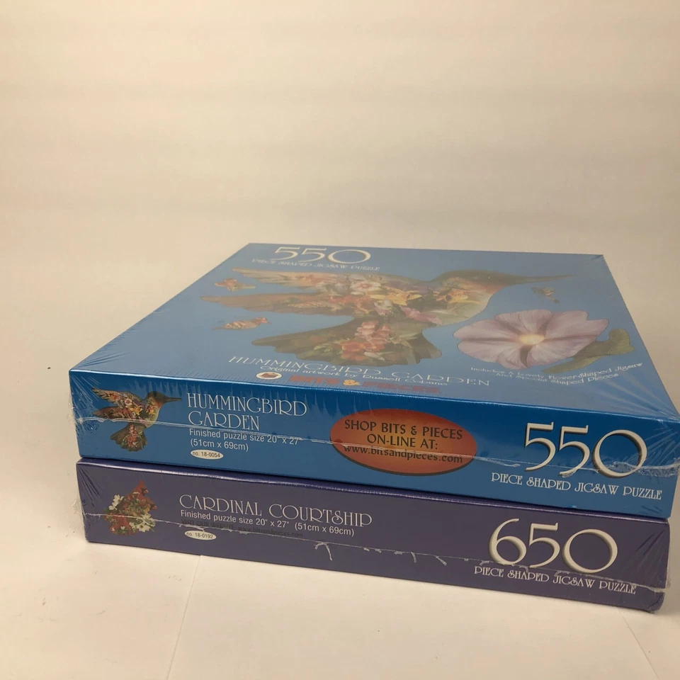 2 x NUEVO Rompecabezas Russell Cobane COURTHIP Colibrí 650 Piezas 20x27 Foto 4 de 4