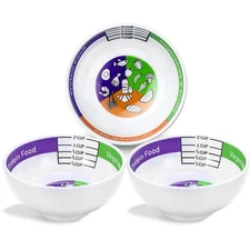 3 Pcs Portion Control Bowl Bariatric Portion Measuring Bowls for Weight Loss ...