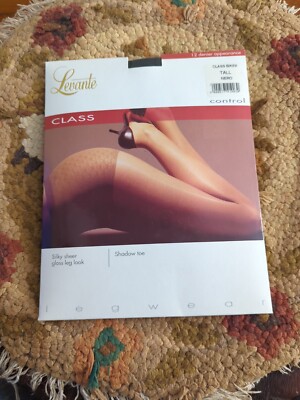 New Levante Control 12 Denier Black Nero Tall Class Bikini Shadow Toe Made Italy