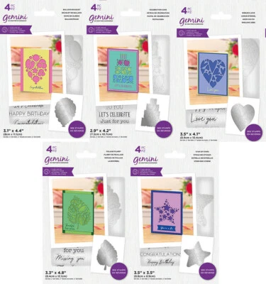 CRAFTER'S COMPANION Gemini - Abstract Shape Create A Card Collection by Crafters Companion