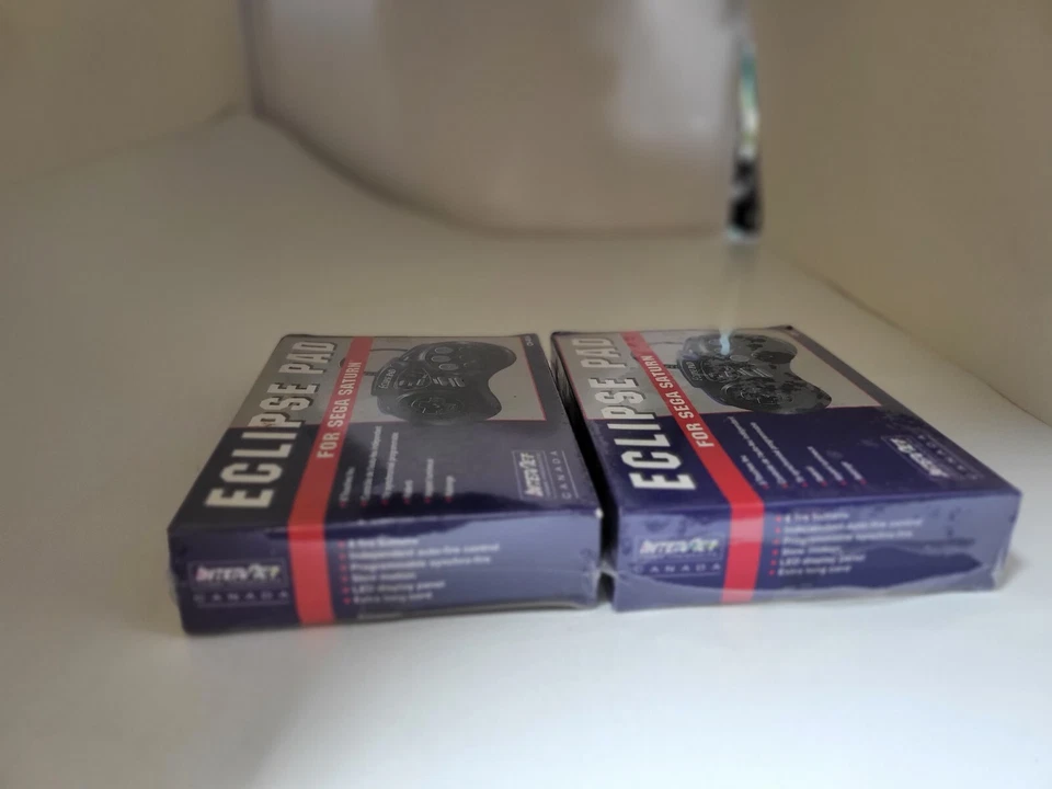 TWO NEW Factory Sealed Eclipse Controllers pads for Sega Saturn #L19 - Image 3 of 4