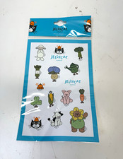 Jellycat London Sticker Sheet Multicolour Animal Theme Stickers (Packaged)