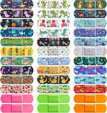 300Pcs Adhesive Bandages, 33 Styles Kids Cartoon Bandage Adhesive Flexible Color