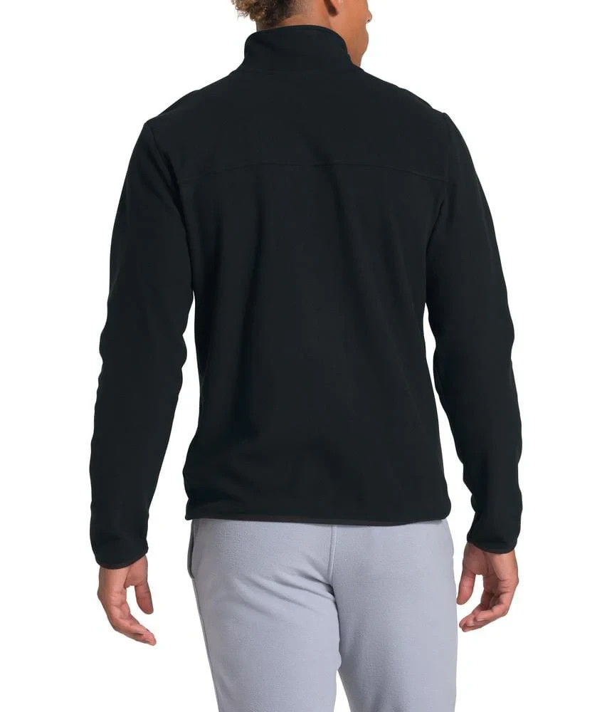 The North Face L5810 Mens Black TKA Glacier Full Zip Fleece Jacket