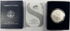 2008-W American Silver Eagle Burnished 1 oz .999 US Mint $1 Coin OGP Box & COA