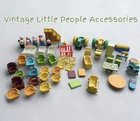 Vintage Lot Fisher Price Little People & Accessories 50 Pcs  Farm/House/Nursery