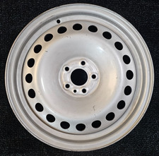 Qty 1 Mefro Fiat Silver Steel 2-piece Wheel Rim 16x6.5 5x98 33mm 51921171