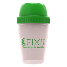 FIXIT Protein Shaker 300ml for Whey Protein Green 129
