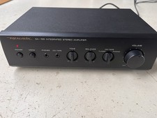 Realistic SA-155 Integrated Amplifier 25W Black Class AB Phono Headphone