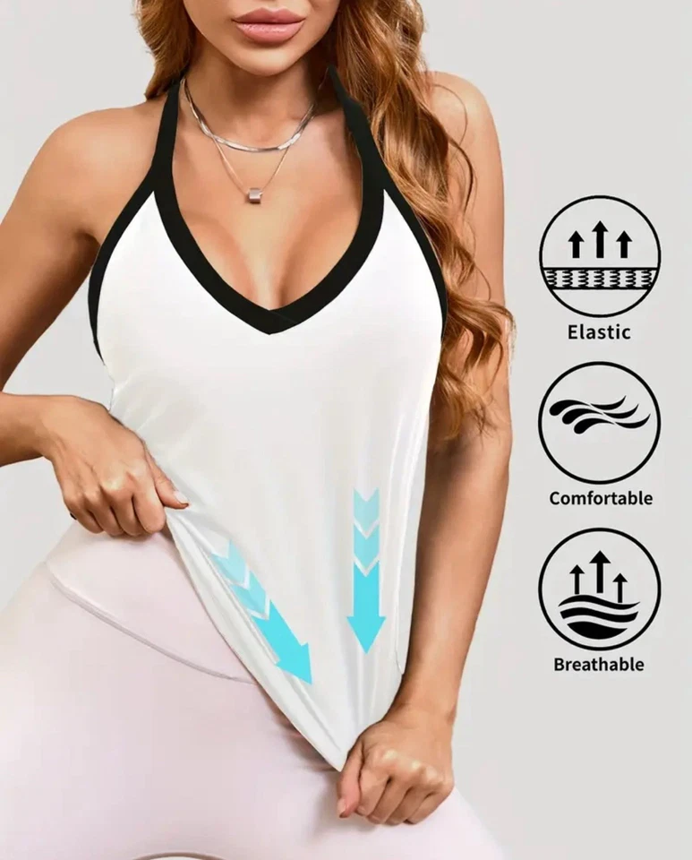 NEW, Spring-Summer -Contrast Color, 2-in-1, Built-In Padding, M fits more like L - Image 4 of 4