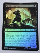 MTG Universes Beyond: Spider-man Spider-Man Noir Foil 0067 NM