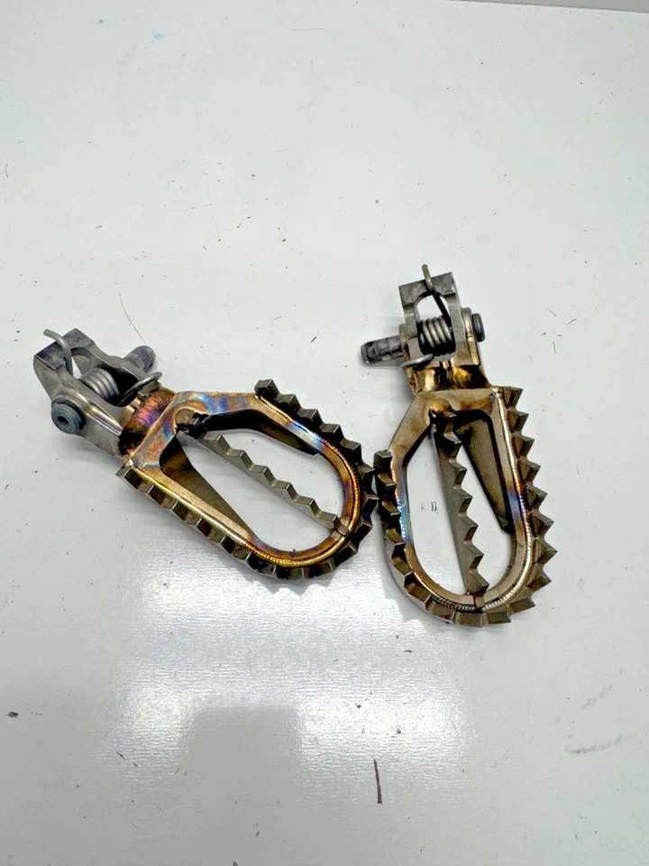 Raptor Apex estriberas clavijas pie de titanio 85-501 sx mc tc fc sxf gasgas ktm husky Foto 3 de 4