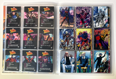 2025 MARVEL X-MEN CARDS Full Set 140/140 + Binder Collector Peru