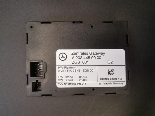 MERCEDES C CLASS CENTRAL GATEWAY CONTROL MODULE A2034450000, W203 10/00-01/07
