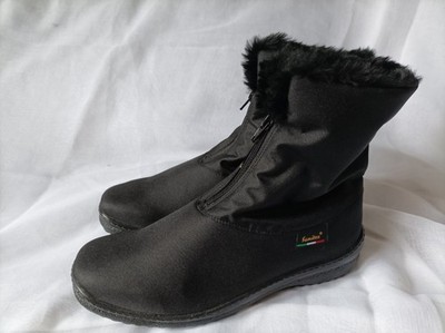 Samitex Damen Winter Stiefel Neu 41  Lammfell Pelz Schwarz Made in Italy