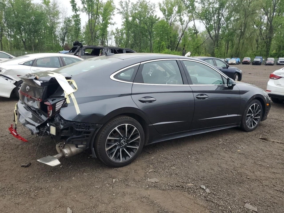 Driver Left Sun Visor Without Panoramic Roof Fits 20-23 SONATA 1998713 - Image 3 of 4