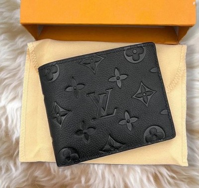 Louis Vuitton Men's Multiple Monogram Canvas Slender Wallet Black Box